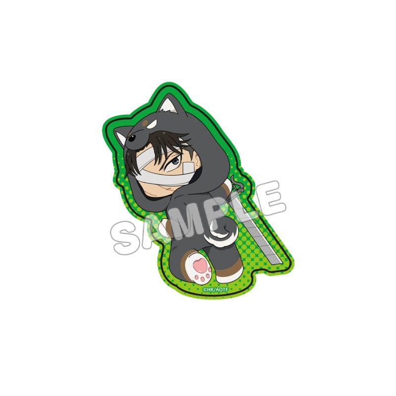 進撃の巨人 ホログラムダイカットステッカー2 リヴァイ 戦闘中Ver.