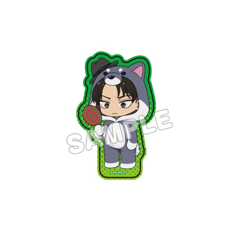 進撃の巨人 ホログラムダイカットステッカー2 リヴァイ 潜入Ver.