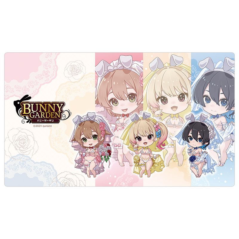 バニーガーデンラバーマットまとめ売り バニーガーデン ラバーマット ミニキャラ/バニーウエディング水着