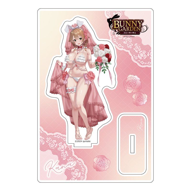 バニーガーデン 描き下ろしアクリルスタンド 花奈/バニーウエディング水着