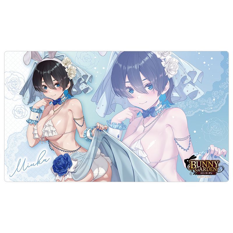 バニーガーデン 描き下ろしラバーマット 美羽香/バニーウエディング水着
