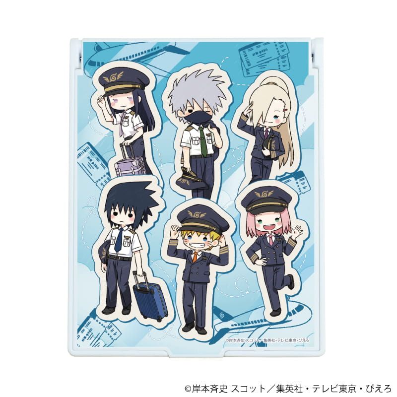 デカキャラミラー「NARUTO-ナルト- 疾風伝」03/集合デザイン パイロットver.(グラフアートイラスト)