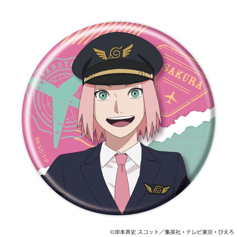 缶バッジ「NARUTO-ナルト- 疾風伝」16/パイロットver. ブラインド(6種)(描き下ろしイラスト)