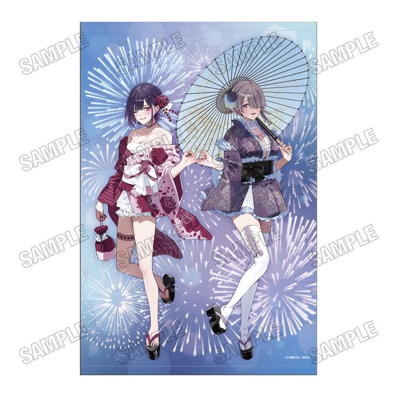 好都合セミフレンド 描き下ろしB2タペストリー 浴衣Ver.｜アニメ