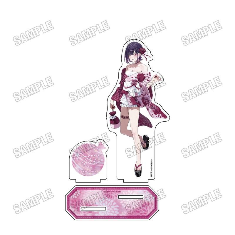 好都合セミフレンド 描き下ろしBIGアクリルスタンド 浴衣Ver. 2 浜薔薇輝子