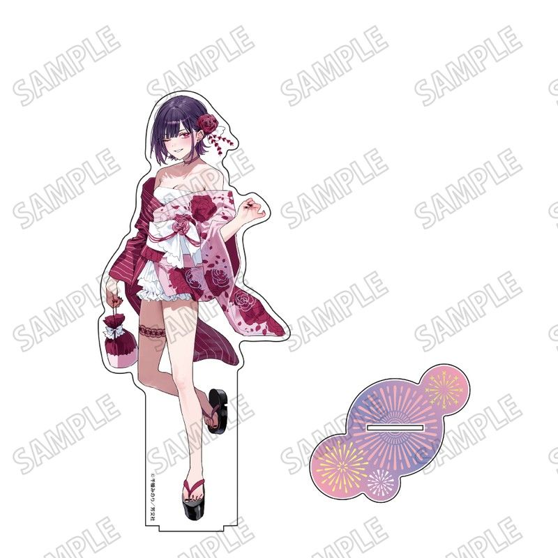 好都合セミフレンド 描き下ろしBIGアクリルスタンドLL 浴衣Ver. 2 浜薔薇輝子