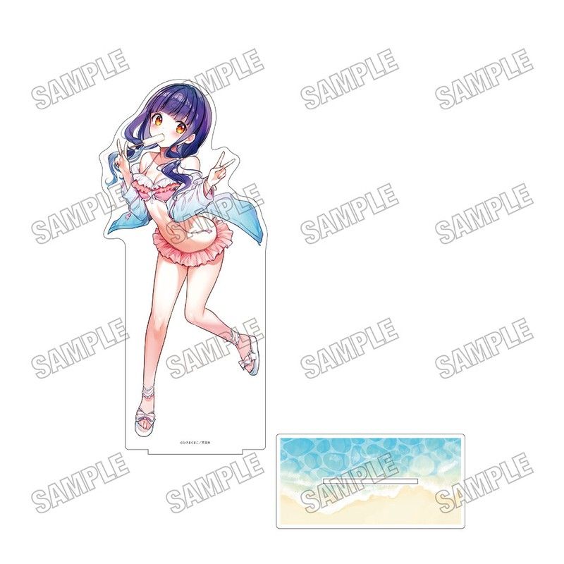 一畳間まんきつ暮らし! 描き下ろしBIGアクリルスタンドLL 水着Ver. 1 森田芽衣子