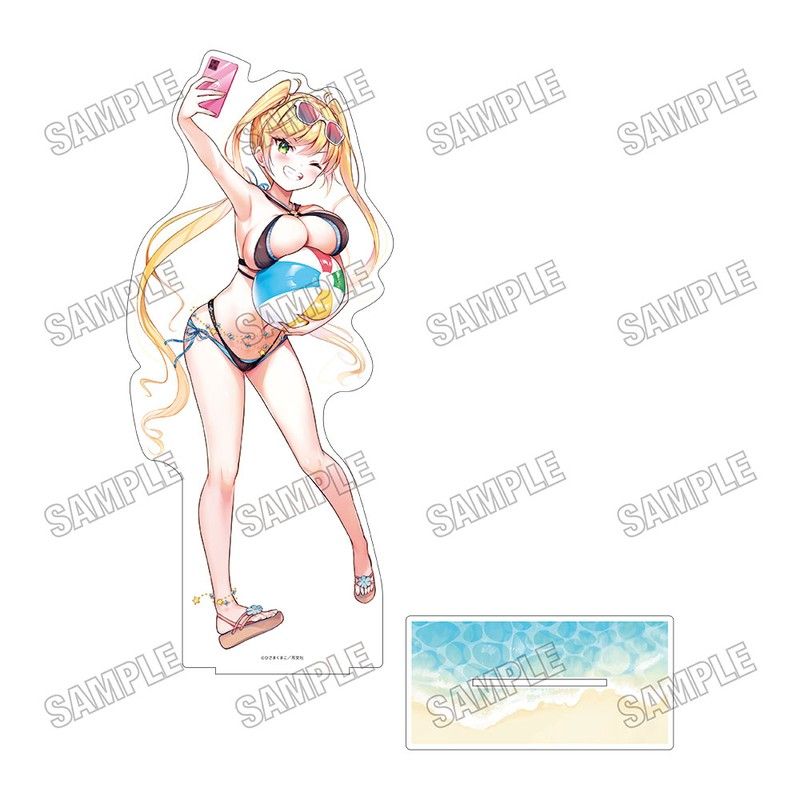 一畳間まんきつ暮らし! 描き下ろしBIGアクリルスタンドLL 水着Ver. 2 鈴木万里花