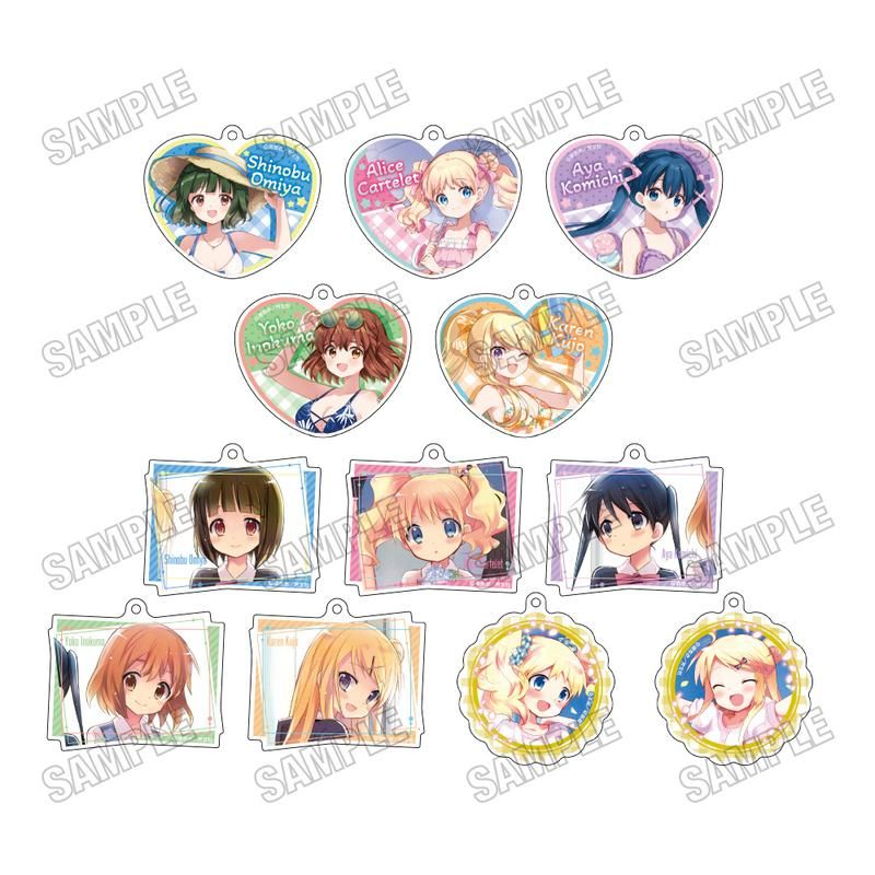 きんいろモザイク アクリルキーホルダーコレクション