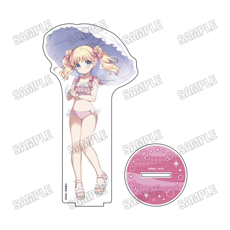 きんいろモザイク 描き下ろしBIGアクリルスタンド 水着Ver. 2 アリス・カータレット
