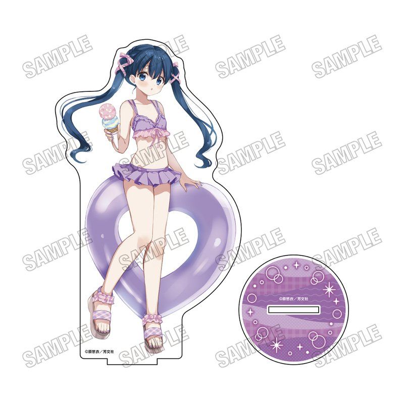 きんいろモザイク 描き下ろしBIGアクリルスタンド 水着Ver. 3 小路綾