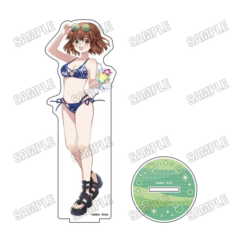 きんいろモザイク 描き下ろしBIGアクリルスタンド 水着Ver. 4 猪熊陽子