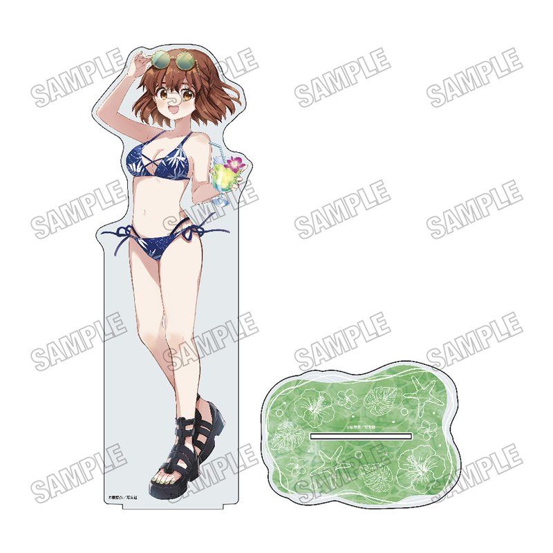 きんいろモザイク 描き下ろしBIGアクリルスタンドLL 水着Ver. 4 猪熊陽子