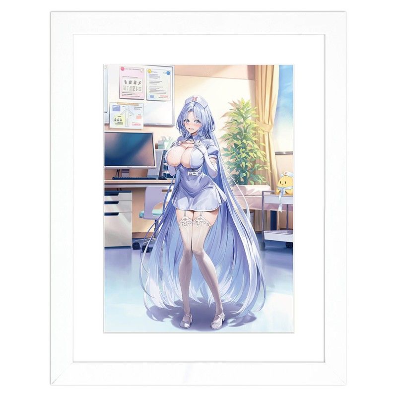 アズールレーン 描き下ろしキャラファイングラフ アルザス/ナース A4