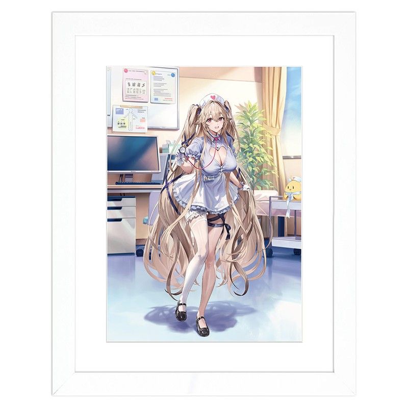 アズールレーン 描き下ろしキャラファイングラフ アンカレッジナース A4