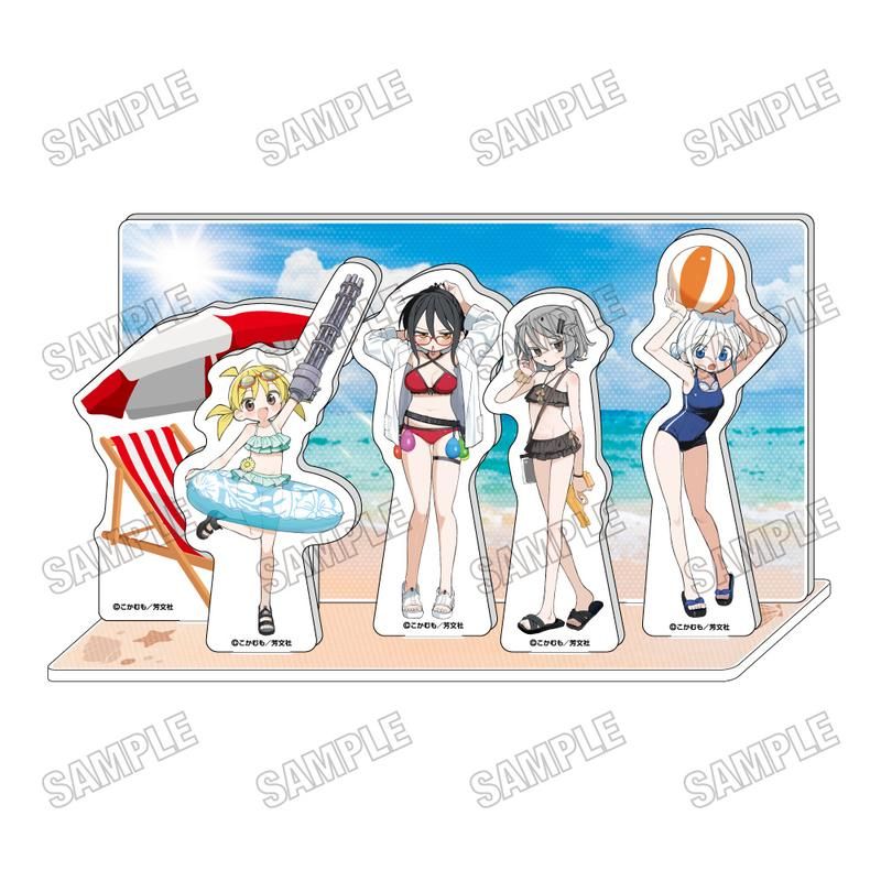 ぬるめた 描き下ろしアクリルジオラマ 水着Ver.