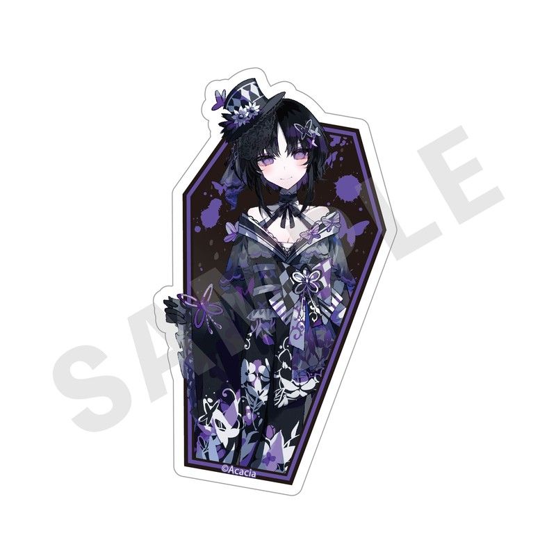 【4種セット】魔法少女ノ魔女裁判　タワレコ　ステッカー 魔法少女ノ魔女裁判 トレーディングステッカー｜アニメ