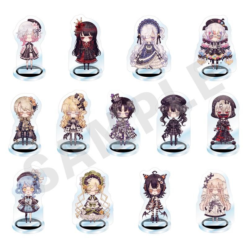 【全5種・イベント限定品】魔法少女ノ魔女裁判　アクリルスタンド　アクスタ　朗読劇 魔法少女ノ魔女裁判 トレーディングミニミニアクリルスタンド