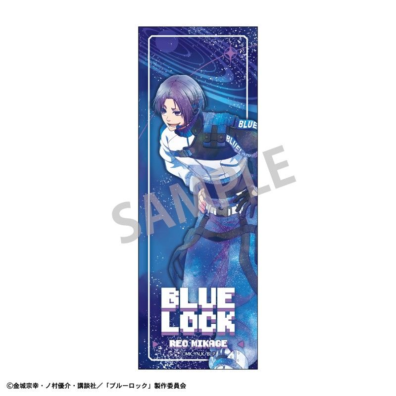 ブルーロック ロングスクエア缶バッジ 御影玲王 サイバーパンクリバイバル カミアニTOUCH