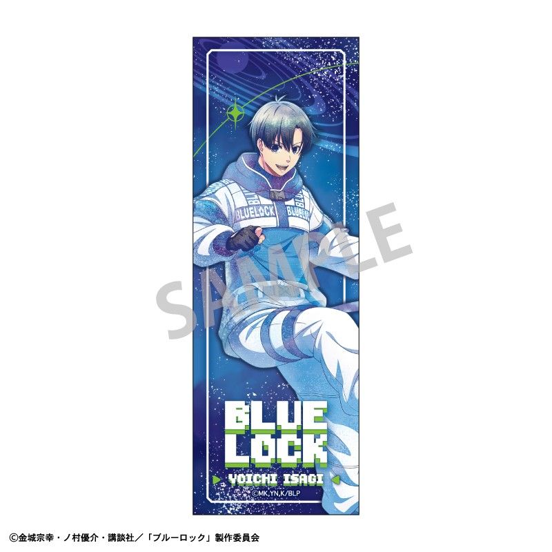 ブルーロック ロングスクエア缶バッジ 潔世一 サイバーパンクリバイバル カミアニTOUCH