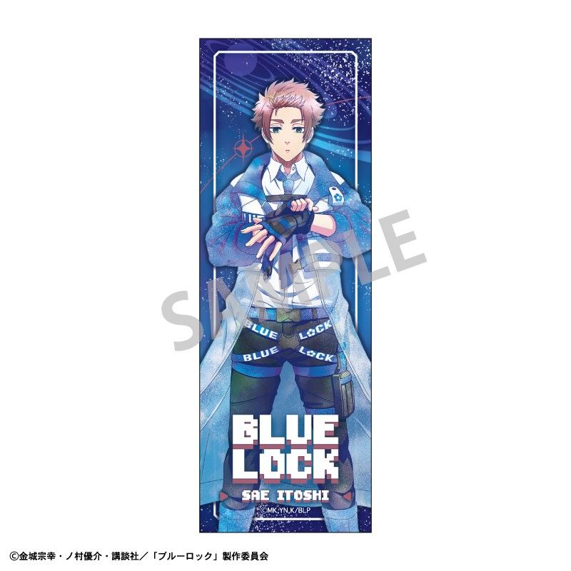 ブルーロック ロングスクエア缶バッジ 糸師冴 サイバーパンク