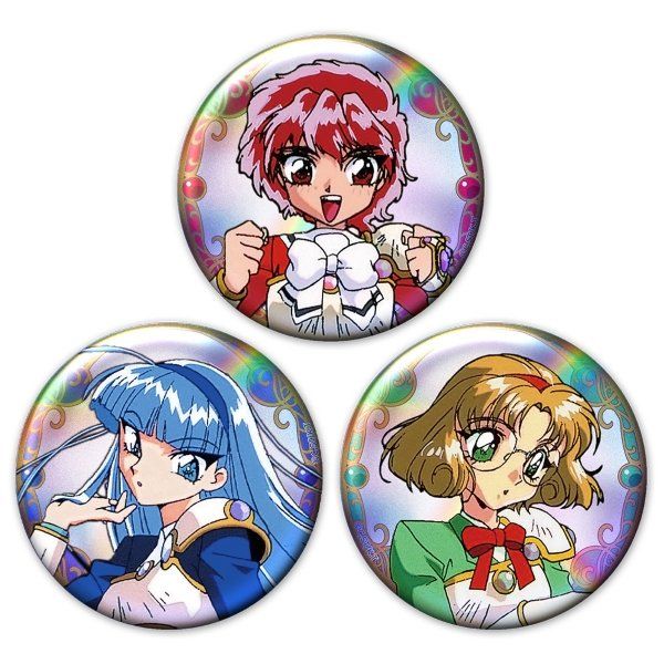 魔法騎士レイアース ホログラム缶バッジ3個セット 光&海&風 Vol.2