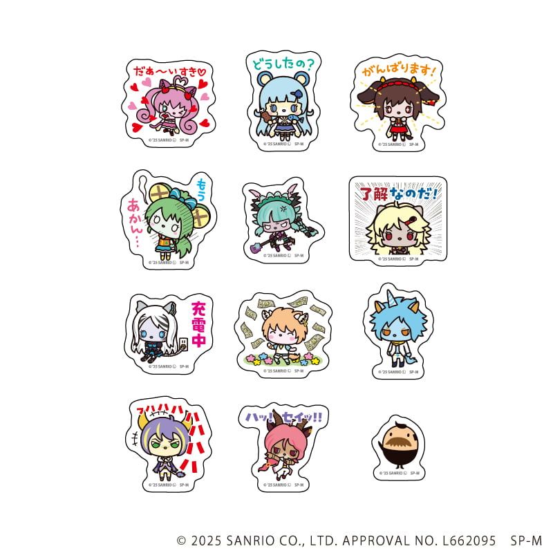 フレークシール(12種セット)「SHOW BY ROCK!!」03/B(公式イラスト)