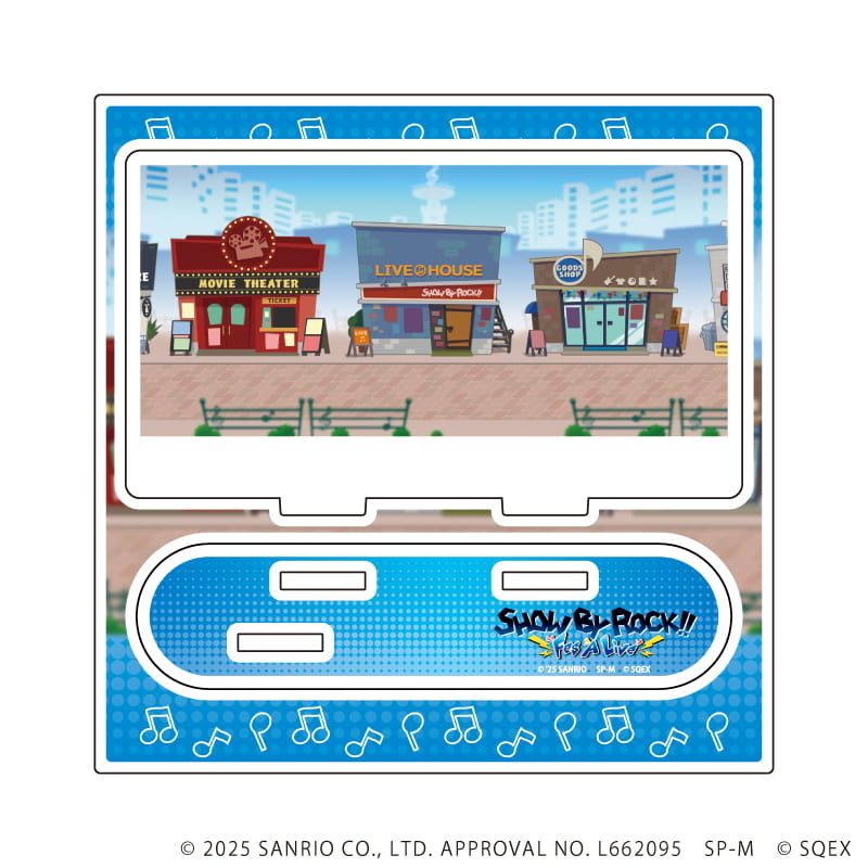 アクリルスタンドプレート「SHOW BY ROCK!!」58/通常ホーム背景