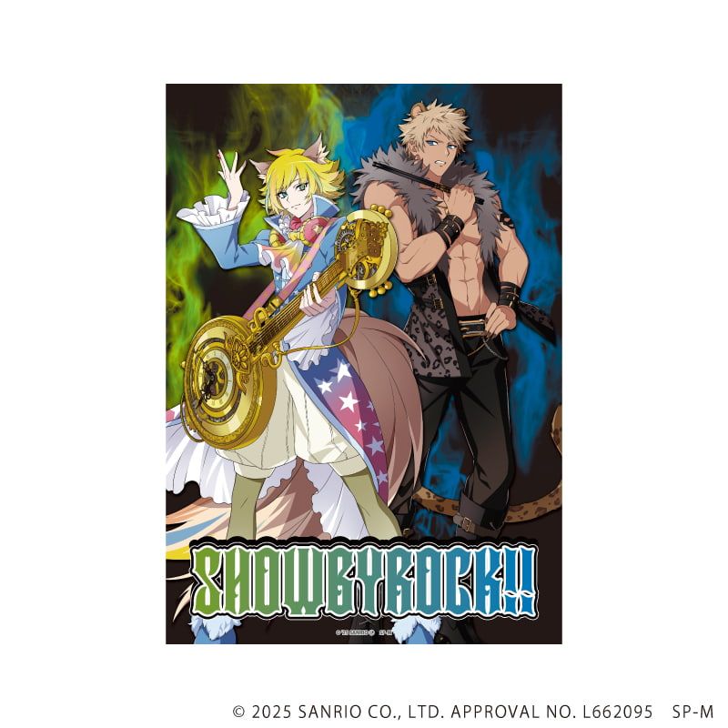 A3クリアポスター「SHOW BY ROCK!!」23/対バンver. ロム&シュウ☆ゾー(描き下ろしイラスト)
