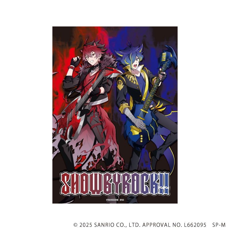 A3クリアポスター「SHOW BY ROCK!!」22/対バンver. クロウ&ヤス(描き下ろしイラスト)