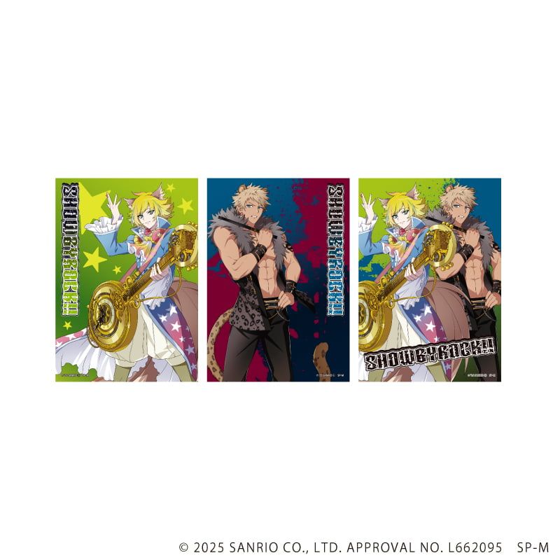 L版ブロマイド3枚セット「SHOW BY ROCK!!」02/対バンver. ロム&シュウ☆ゾー(描き下ろしイラスト)