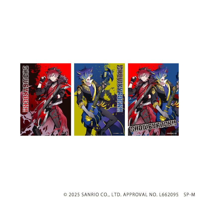 L版ブロマイド3枚セット「SHOW BY ROCK!!」01/対バンver. クロウ&ヤス(描き下ろしイラスト)