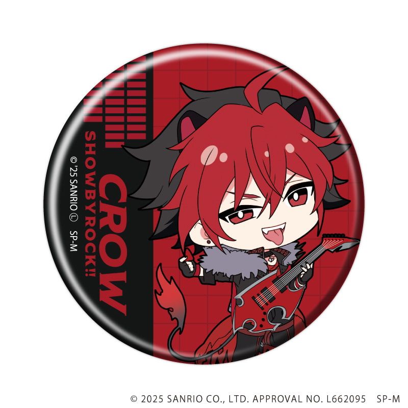 缶バッジ「SHOW BY ROCK!!」50/対バンver. ブラインド(10種)(ミニキャライラスト)