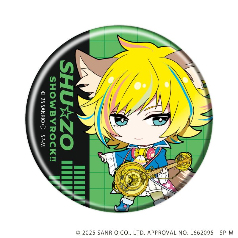 缶バッジ「SHOW BY ROCK!!」50/対バンver. ブラインド(10種)(ミニキャライラスト)