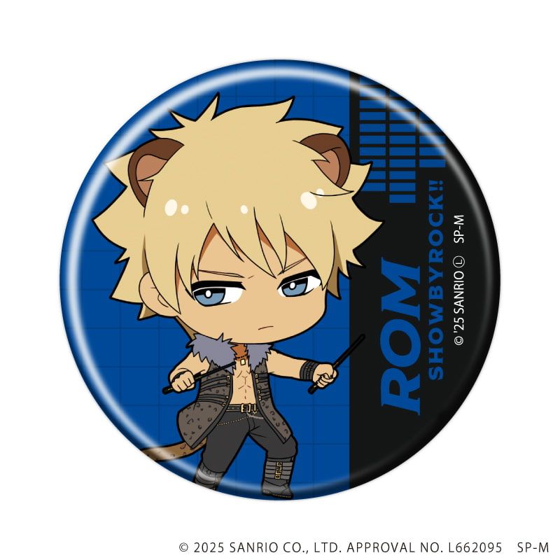 缶バッジ「SHOW BY ROCK!!」50/対バンver. ブラインド(10種)(ミニキャライラスト)