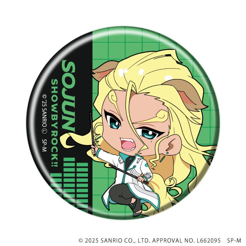 缶バッジ「SHOW BY ROCK!!」50/対バンver. ブラインド(10種)(ミニキャライラスト)