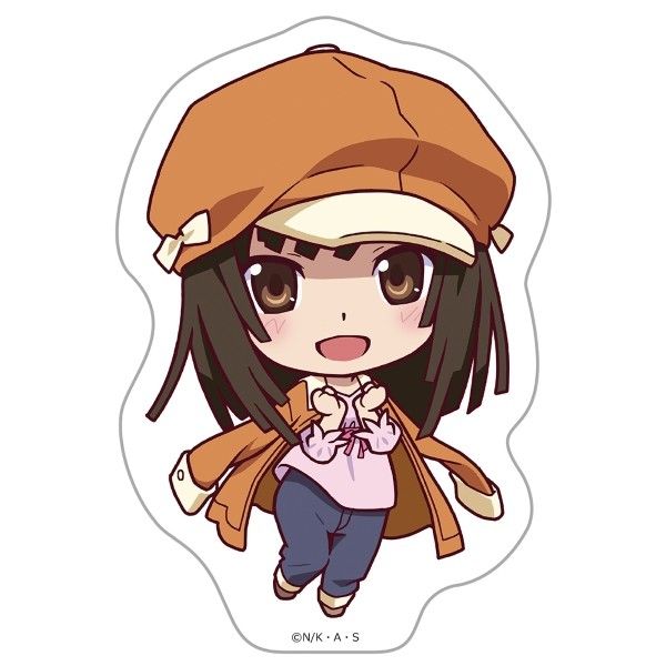 物語シリーズ ダイカットステッカー 千石撫子