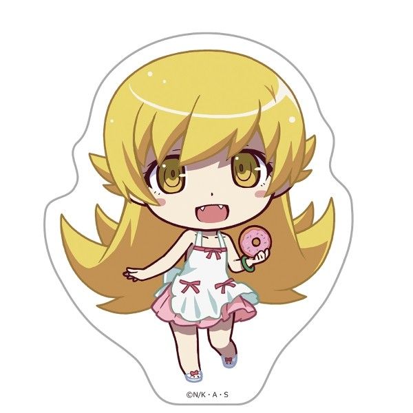 物語シリーズ ダイカットステッカー 忍野忍