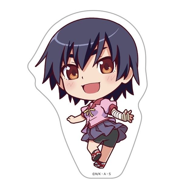 物語シリーズ ダイカットステッカー 神原駿河