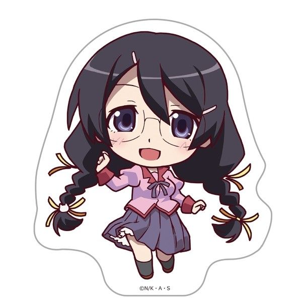 物語シリーズ ダイカットステッカー 羽川翼