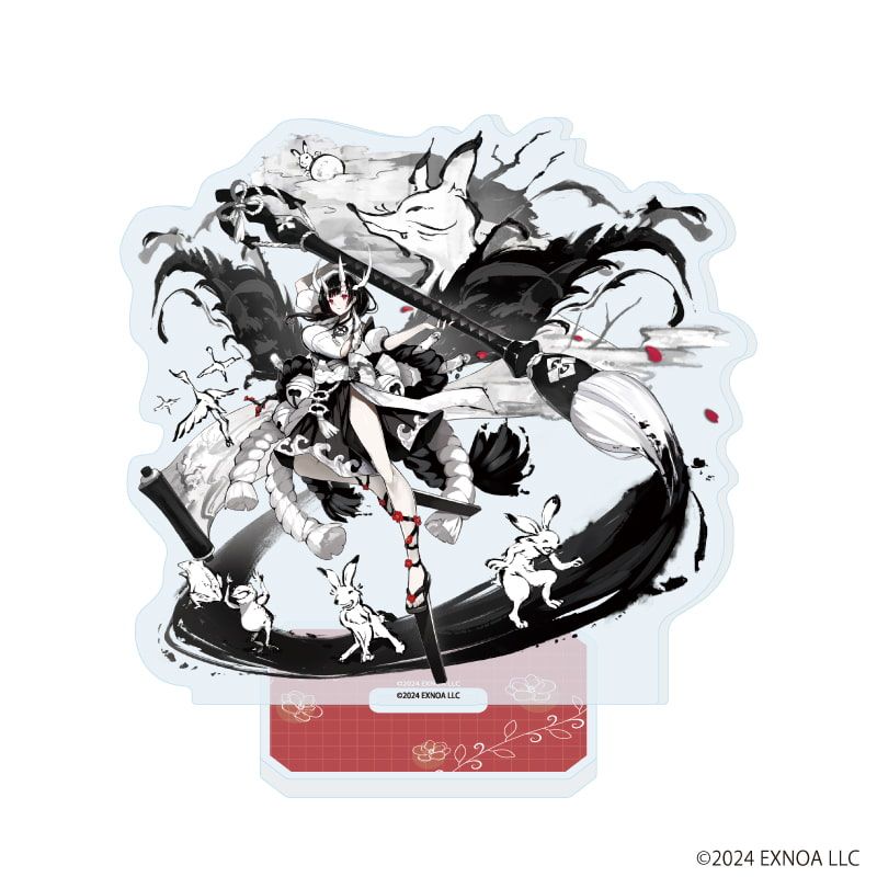 アクリルスタンド「ANGELICA ASTER」09/モノクローム(公式イラスト)