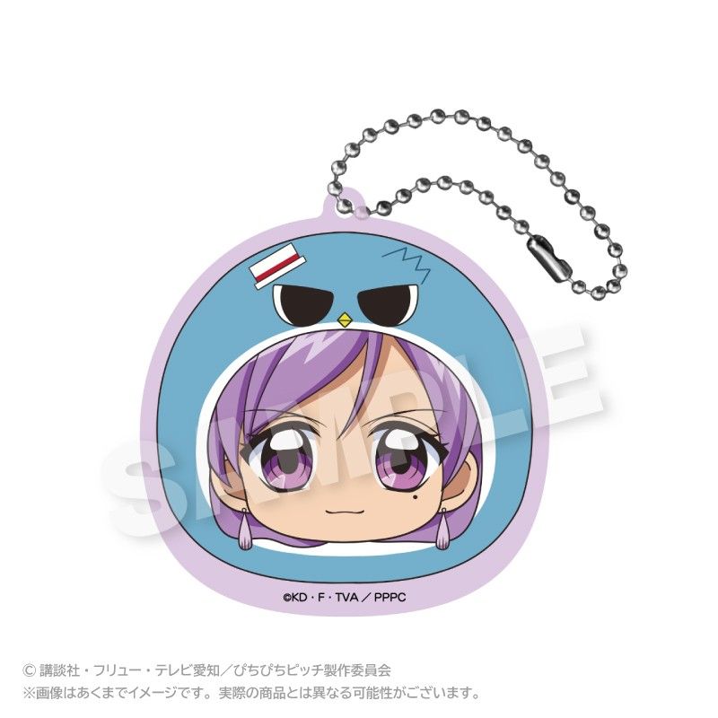 ぴちぴちピッチ まるめいつアクリルキーホルダー かれん