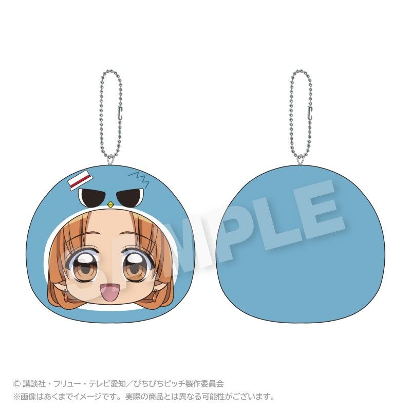 ぴちぴちピッチ まるめいつクッションキーホルダー 星羅