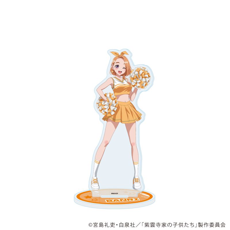 アクリルスタンド「TVアニメ『紫雲寺家の子供たち』」01/紫雲寺万里 チアガールver.(描き下ろしイラスト)