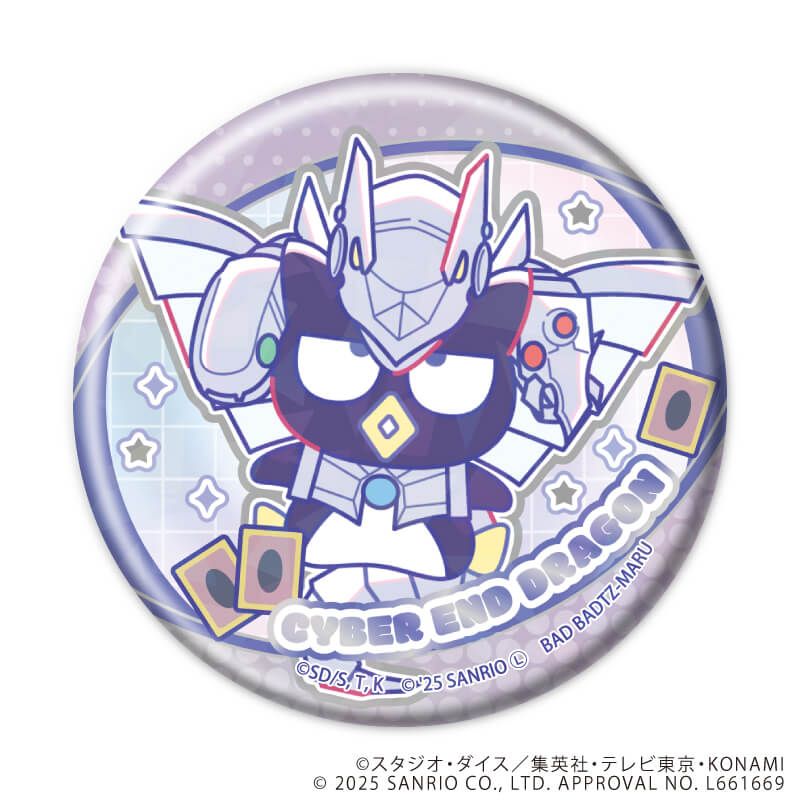 ホログラム缶バッジ(65mm)「遊☆戯☆王デュエルモンスターズGX×サンリオキャラクターズ」01/コンプリートセット(全9種)(コラボイラスト)