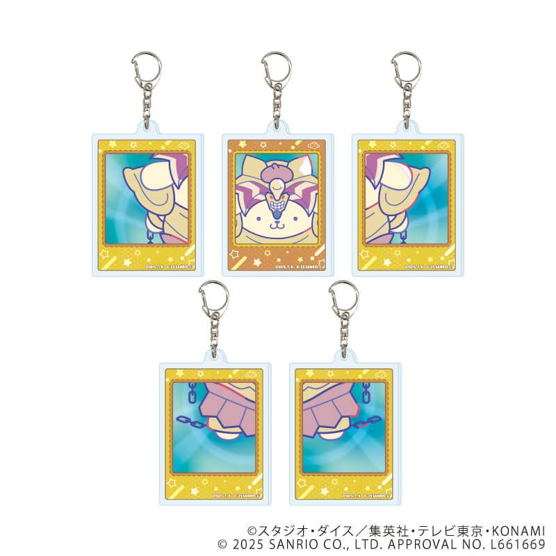 アクリルキーホルダー「遊☆戯☆王デュエルモンスターズ×サンリオキャラクターズ」01/コンプリートセット(全5種)(コラボイラスト)