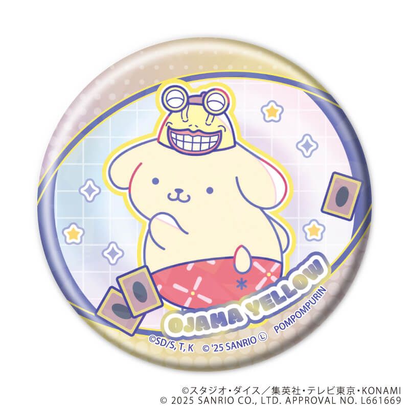 ホログラム缶バッジ(65mm)「遊☆戯☆王デュエルモンスターズGX×サンリオキャラクターズ」01/ブラインド(9種)(コラボイラスト)