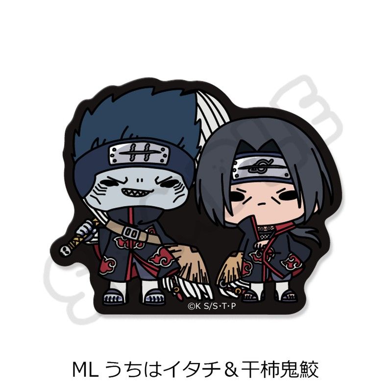 NARUTO-ナルト- クリアステッカー ML うちはイタチ&干柿鬼鮫｜アニメ