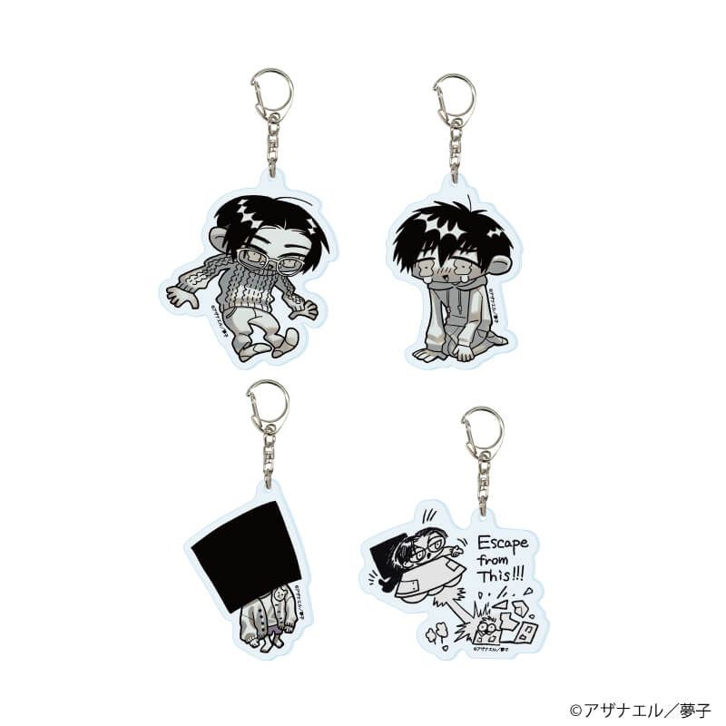 アクリルキーホルダー「いんふぇｒの : In your box.」01/コンプリートセット(全4種)(公式イラスト)