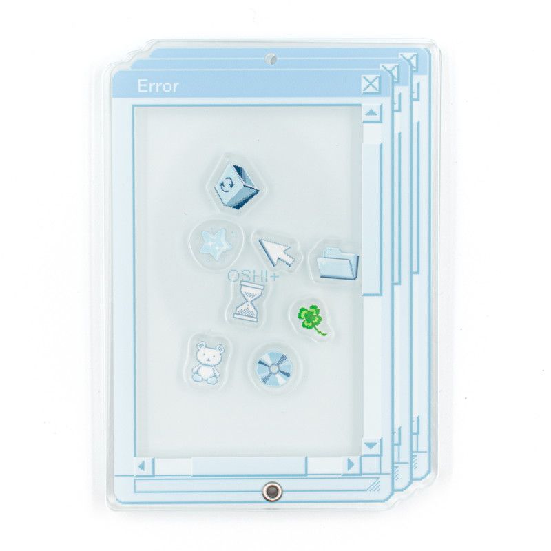 アクリルフレーム09/PCウィンドウ ブルー【推し活】